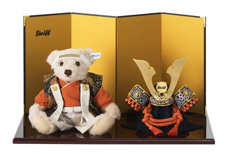 テディベア サムライ「中鍬柿色」ポイント5